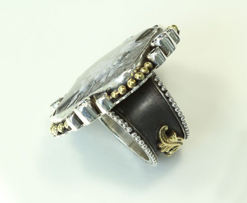 Mars & Valentine Star Flower Large Statement Ring