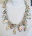 Agate & Limpet Shell Statement Necklace