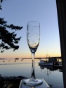 Rolf School of Fish Champagne Flute