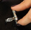 Echo of the Dreamer Hand Carved Opal & Peridot Quan Yin Statement Ring