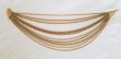 Vintage Monet Multistrand Goldtone Bracelet  