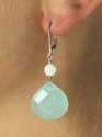 Amazonite, Fresh Water Pearl, & Crystal Necklace