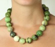 18mm Faceted Chrysotine Statement Necklace