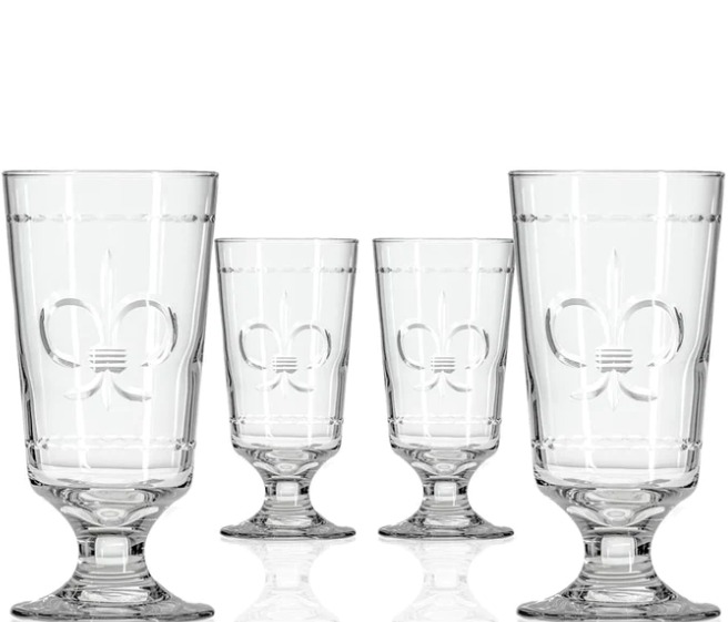 Rolf Fleur De Lis 10 oz. Footed Cocktail Highball