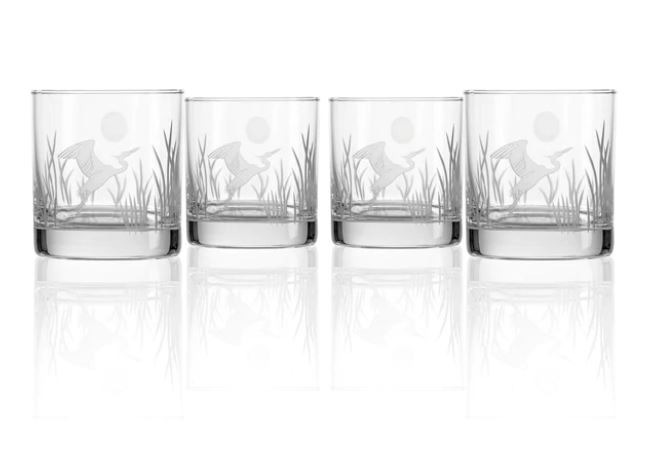 Heron 11 oz On the Rocks Glass 