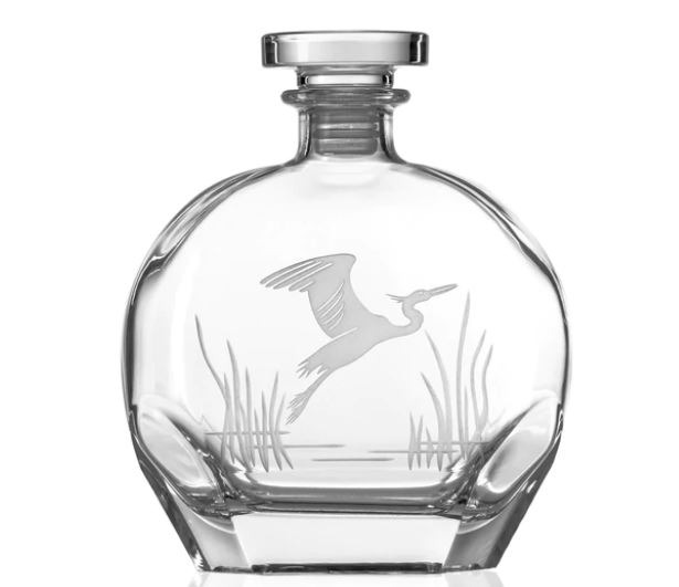 Heron 23 oz Whiskey Decanter