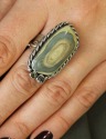 Echo of the Dreamer Jasper with Green Tourmaline