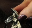 Echo of the Dreamer White Mother of Pearl Swirl Ring