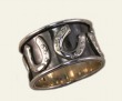 Mars & Valentine Horseshoe Band Ring