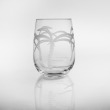 Rolf Palm Tree 17 oz. Stemless Wine Tumbler 