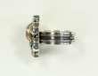 Echo of the Dreamer Rutilated Quartz Pearl Cluster Ring