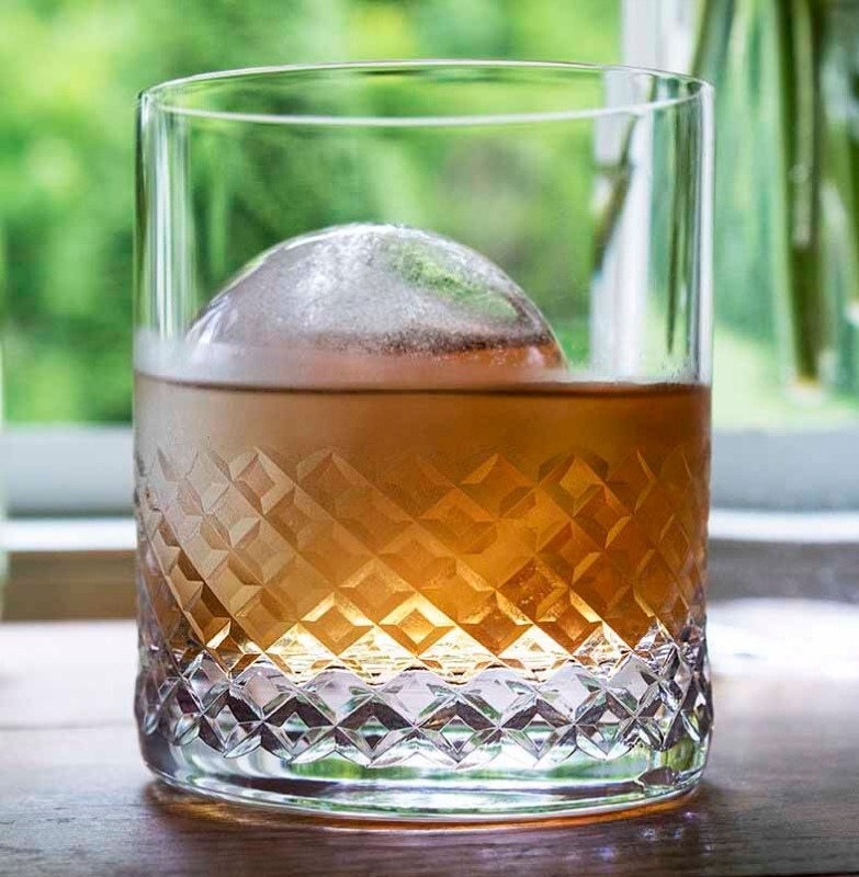 Rolf Etched Diamond On the Rocks Glass 10.5 oz.