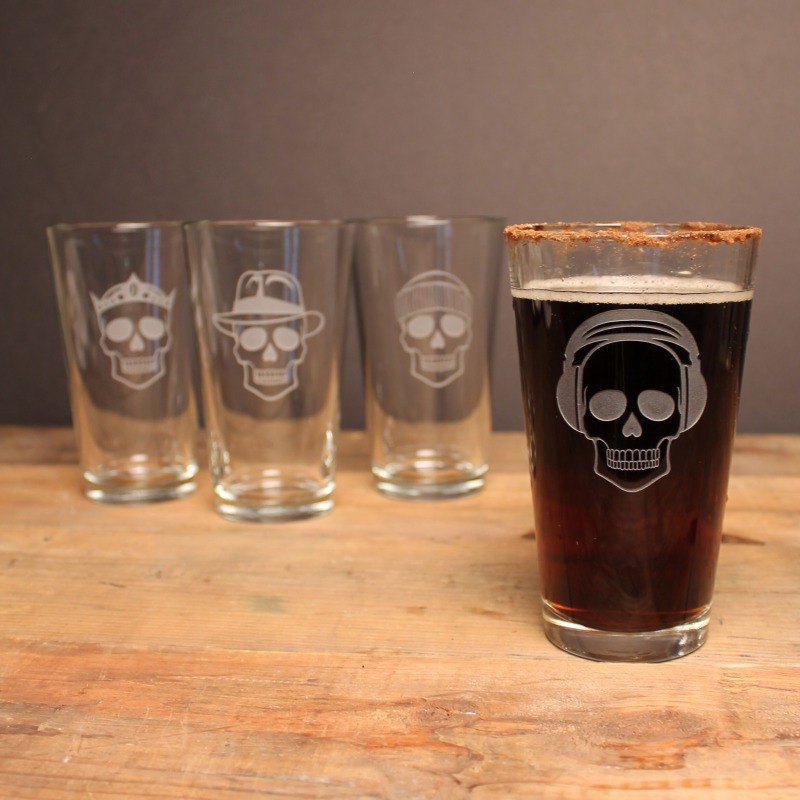 Numbskulls 16 oz. Beer Pint