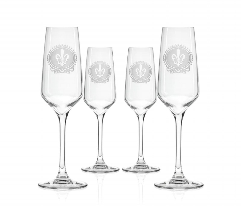 Rolf Royal Fleur de Lis Champagne Flute 5.75 oz