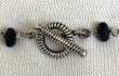 Amy Kahn Russell Black & Silver Safari Necklace
