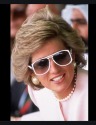 Vintage Lady Diana Large Clip Earrings