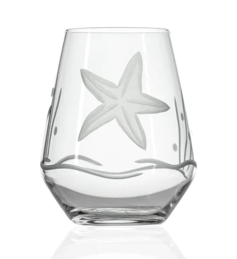 Rolf Starfish Stemless 18 oz Wine Tumbler