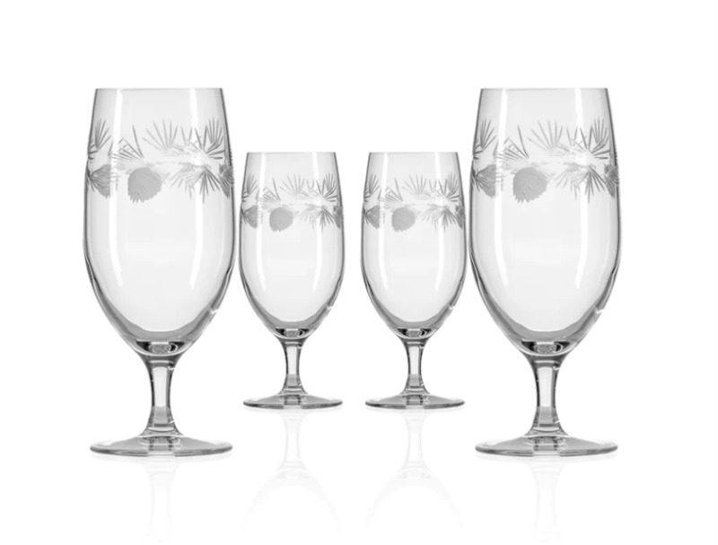 Rolf Icy Pine 16 oz Footed Iced Tea Glass