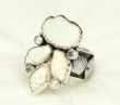 Echo of the Dreamer Shell Statement Ring with Botticelli Style Band