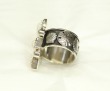 Echo of the Dreamer Shell Statement Ring with Botticelli Style Band