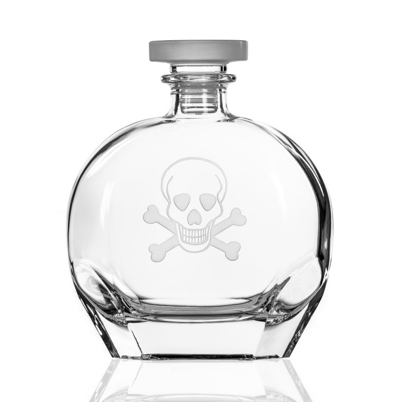 Skull & Cross Bones Whiskey Decanter