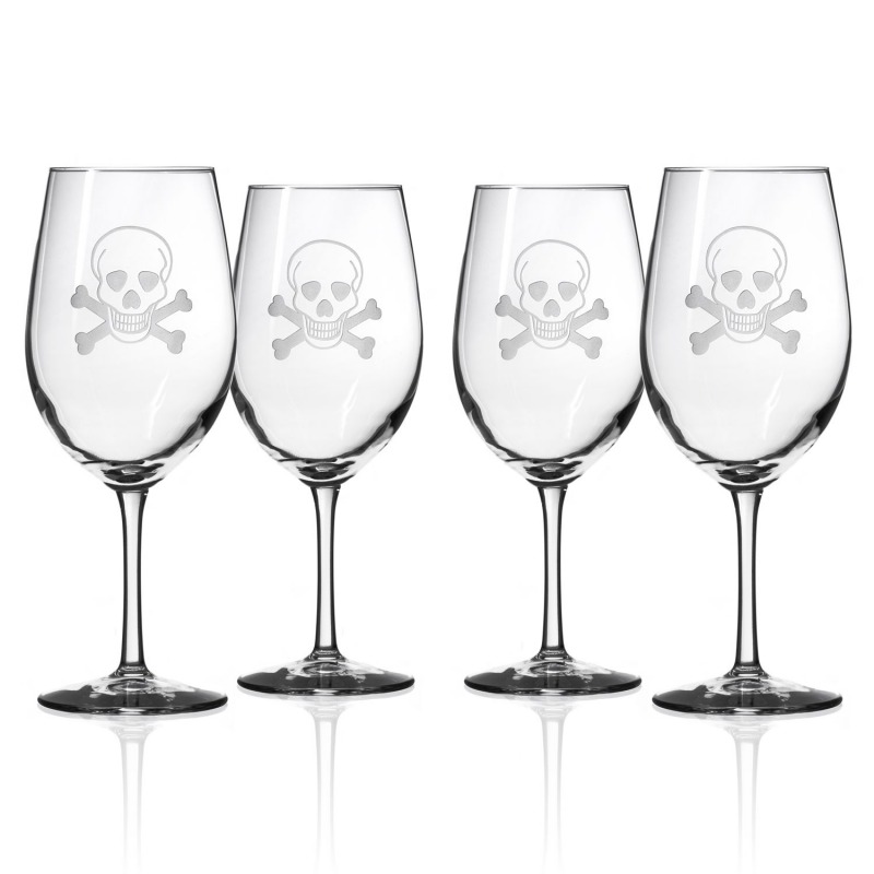 Rolf Skull & Cross Bones 18 oz. All Purpose Wine