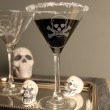 Rolf Skull & Cross Bones 10 oz. Martini Glass