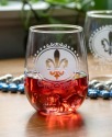 Rolf Royal Fleur de Lis Stemless Wine 17 oz