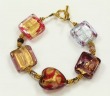 Venetian Glass Treasure Bracelet