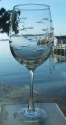 Etched Fish 19 oz. All Purpose Wine
