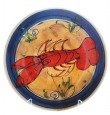 Blue and Yellow Lobster Platters