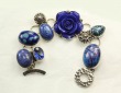 Carved Coral & Agate Bracelet