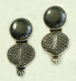 Carved Botswana Agate Pin-Pendant