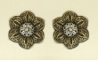 Amy Kahn Russell Large Flower Clip Earrings