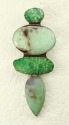 Vintage Pressed Glass Clip Earrings