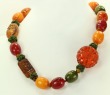 Hand Carved Amber Necklace