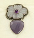 Opal & Amethyst Bracelet with Lapidolite