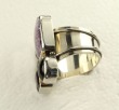 Amethyst and Fluorite Statement Ring--ONE OF A KIND