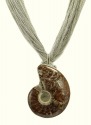 Prehistoric Ammonite Statement Necklace