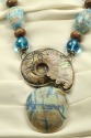 Opalized Ammonite Statement Necklace