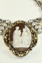 Antique Full-Figure Cameo Collar