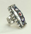 Antique Micro-Mosaic Statement Ring