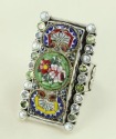 Mars & Valentine Antique Rectangular Micro-Mosaic Ring--REGULAR PRICE $640.00