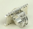 Antique Rectangular Micro-Mosaic Ring