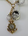 Antique Victorian Compass Fob Necklace
