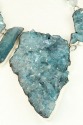 Large Aqua Aura Statement Collar