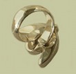 Charles Albert Aqua Sea Glass Fish Ring