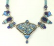 Opal, Lapis, & Aquamarine Collar