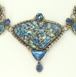 Opal, Lapis, & Aquamarine Collar