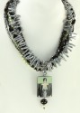 Art Nouveau Portrait  Statement Necklace